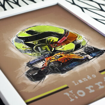 Lando Norris F1 Driver Poster, 3 of 4