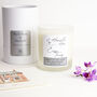 Personalised Happy New Home Scented Soy Wax Candle, thumbnail 4 of 11