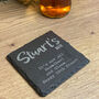 Personalised Square Slate Coaster For Any Occasion, thumbnail 2 of 3
