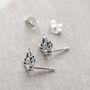Sterling Silver Mini Botanical Studs, thumbnail 9 of 11