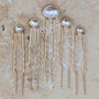 Mixed Size Freshwater Pearl Hair Pin Sets, thumbnail 2 of 3