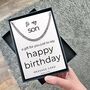 Just To Say Happy Birthday Perfect Gift For Your Son, thumbnail 5 of 6