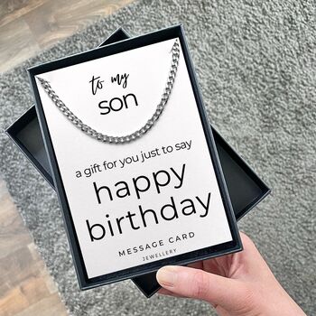 Just To Say Happy Birthday Perfect Gift For Your Son, 5 of 6