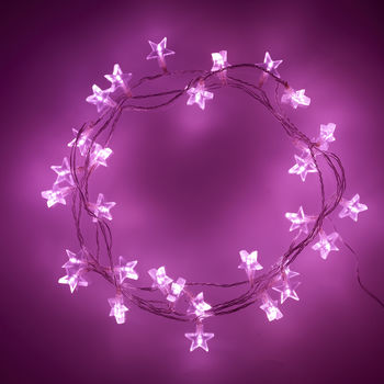 Pink Star Fairy Lights, 3 of 5