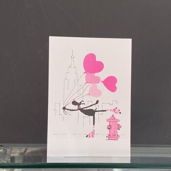 Rascals Cat Valentine Card Love In Paris, 4 of 5