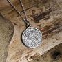 Sterling Silver Sultanat Of Rum Dirham Necklace, thumbnail 3 of 4