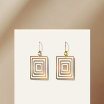 Matching Earrings And Necklace Set | Taupe And Cream, 7 of 10