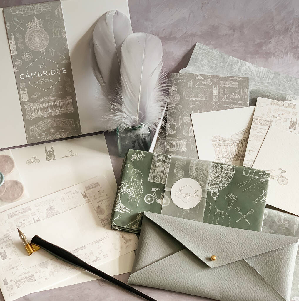 Cambridge Stationery Gift Box Collection By Sleepy Bee Studio