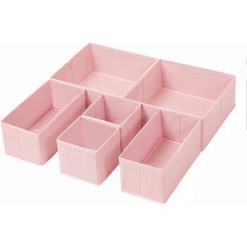 Set Of Six Drawer Organisers Dresser Dividers Boxes, 8 of 10
