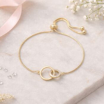 Mother And Daughter Links Drawstring Bracelet, 4 of 7