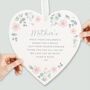 Personalised Floral Heart For Mum, thumbnail 2 of 3