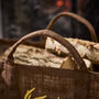 Country Stag Jute Log Bag, thumbnail 3 of 4