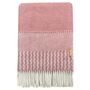 Uptown Wool Throw Pink, thumbnail 2 of 6