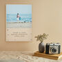 Personalised Wooden Photo Wall Print With Message, thumbnail 1 of 2