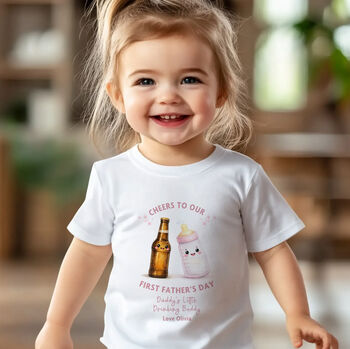 Personalised First Father’s Day Drinking Buddy Outfit, 5 of 9