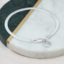 Silver Textured Herringbone Snake Chain Bracelet, thumbnail 5 of 6