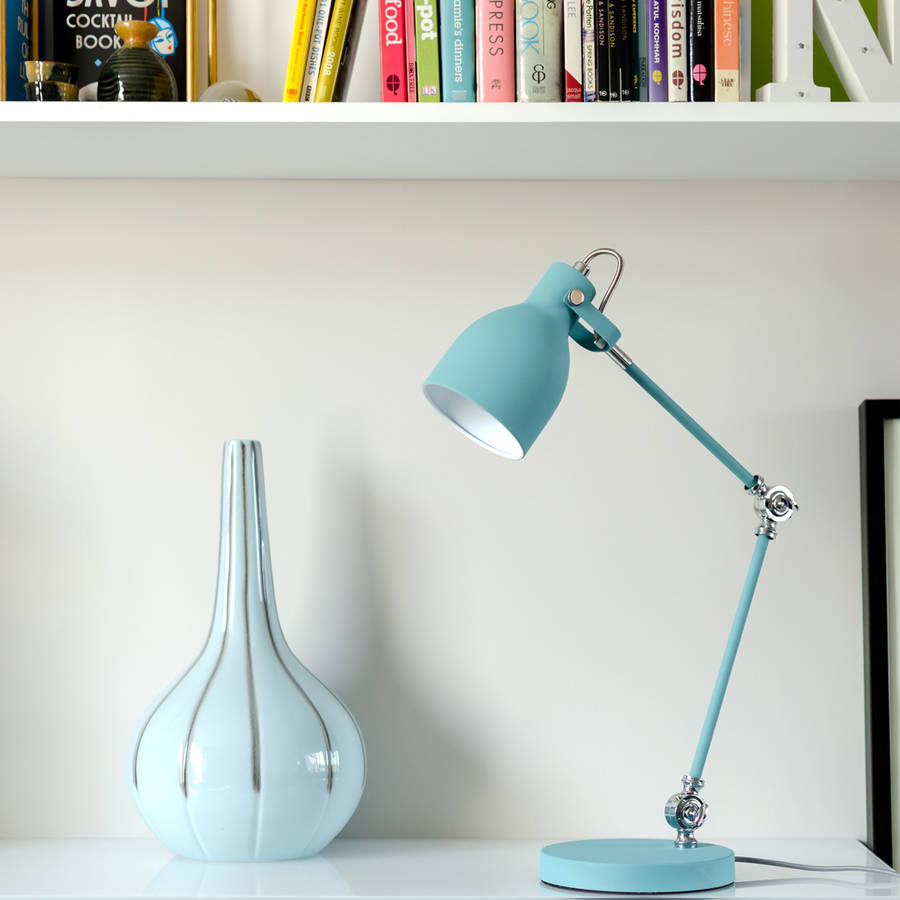 desk lamp french blue by idyll home