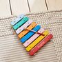 Personalised Colourful Xylophone Wooden Toy 12m+, thumbnail 1 of 5