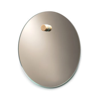 Harpa Standard Round Wall Mirror: Modern And Minimal, 4 of 6