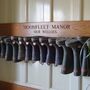Personalised Wooden Welly Boot Wall Racks, thumbnail 1 of 3