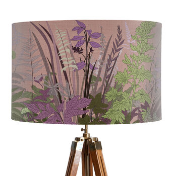 Hedgerow Blush, Pink And Green Floral Lampshade, 2 of 9