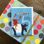 Mini Tapir And Lemur 5th Birthday Card, thumbnail 3 of 4