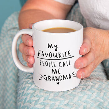 Favourite People Call Me Grandma / Grandad Coaster Set, 7 of 12