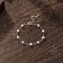 Natural Freshwater Pearl Beaded Bracelet, thumbnail 7 of 11