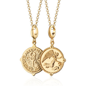 18ct Gold Iris Goddess Of Communication Necklace, 3 of 7