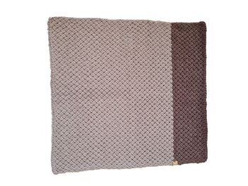 Snagl Baby Blanket In Brown Coffee And Cappuccino, 9 of 10