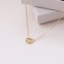 Soul Sister Two Circles Necklace, thumbnail 5 of 5