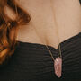 Soft Pink Agate Necklace, thumbnail 2 of 6