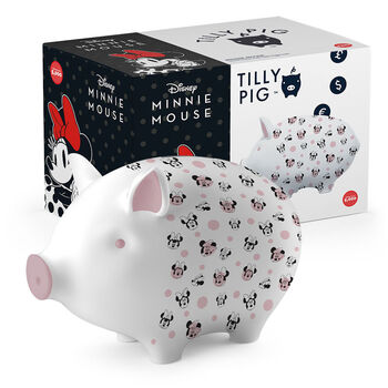 Tilly Pig Minnie Mouse Disney Piggy Bank, 2 of 9