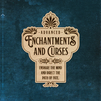Spell Book Themed Notebook 'Enchantments And Curses', 4 of 8