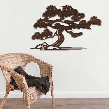 Wooden Oak Tree Art Natural Elegance For Home Interiors, 4 of 12
