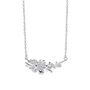 Silver Plated Wild Meadow Crystal Necklace, thumbnail 4 of 4