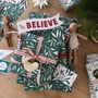 Meredith Green Christmas Foliage Wrapping Paper, thumbnail 2 of 9