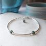 Emerald Gemstone Bracelet, thumbnail 1 of 5