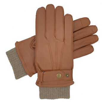 Reeves. Men's Cashmere Lined Deerskin Gloves, 4 of 10