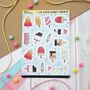 Ice Lolly Sweet Treat! Ice Lolly Sticker Sheet, thumbnail 1 of 2