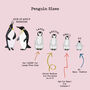 Penguin Family Portrait Print A4 Or A3, thumbnail 6 of 8