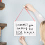 'Thank You For Being The Best Teacher' Print, thumbnail 2 of 6