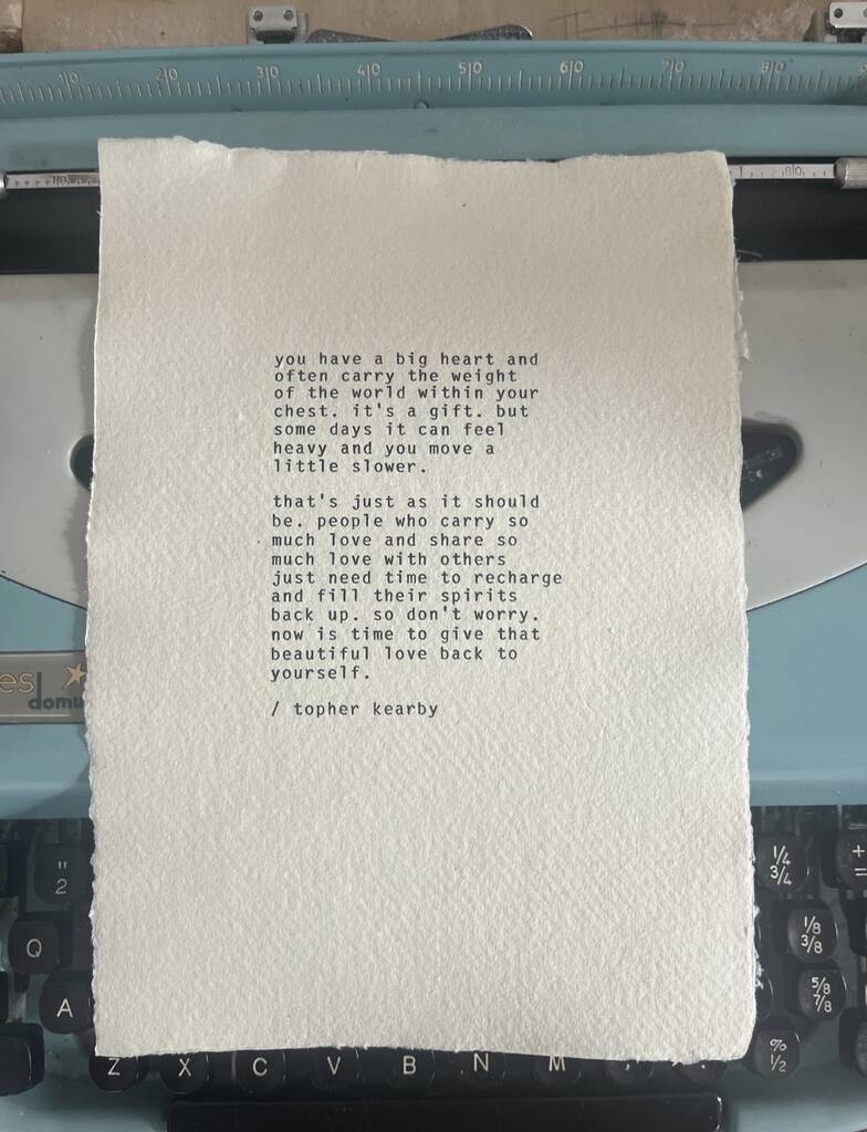 A5 Personalised Custom Vintage 20th Century Typewriter Print, 1 of 6