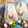 Personalised Chicken Or Rooster Easter Bag With Chocolate Mini Eggs, thumbnail 1 of 5