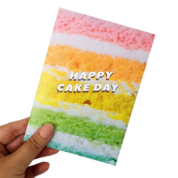 'Happy Cake Day' Greetings Card, 2 of 3