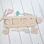 Personlised Wooden Easter Shape Puzzle, thumbnail 4 of 6