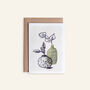 Olive Green Botanical Vase Art Card, thumbnail 2 of 4