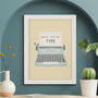 You're Just My Type Framed Print, thumbnail 3 of 7