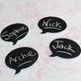 Set Of Four Chalk Drinks Coasters ~ Boxed, thumbnail 2 of 3