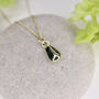 Solid 14ct Gold Sunflower Seed Necklace, thumbnail 2 of 6